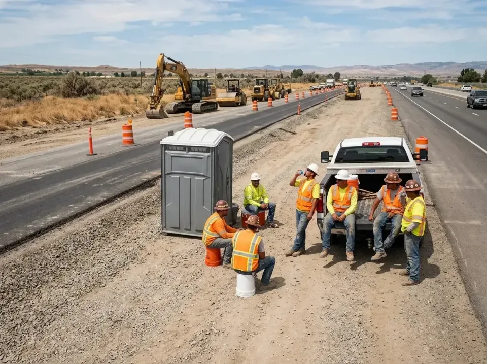highway-road-construction-crew-007 — frequently asked questions, Porta Potty and Restroom Rentals in Rio Vista, CA